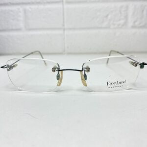 Freeland True Vintage 1980er‎ Rimless Round Super Classic Design 49-18 H2653